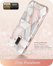 Galaxy A6-Marble Pink