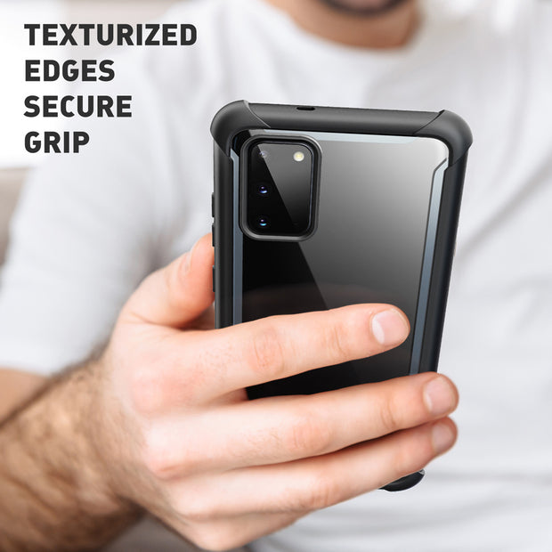 Galaxy S20 Ares Clear Rugged Case - Black