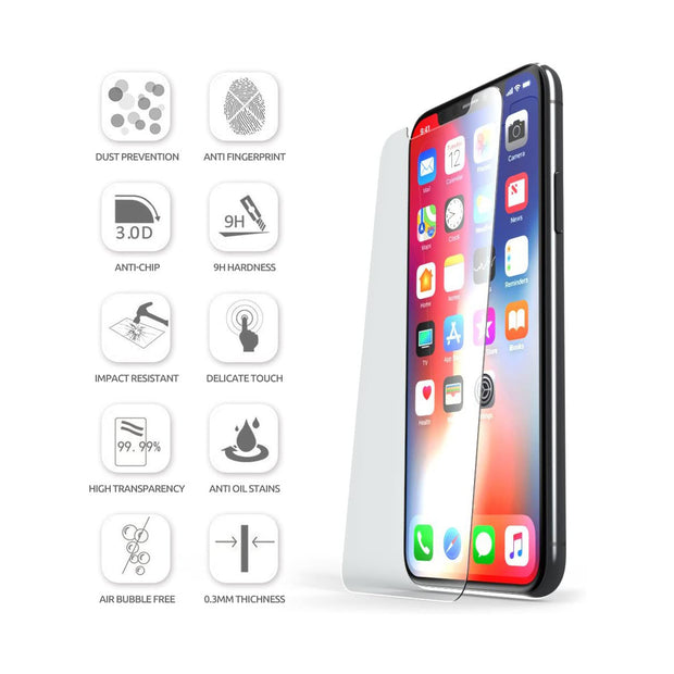 iPhone XS | X Tempered Glass Screen Protector-2 Pack