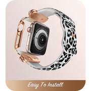 Apple Watch 44/45mm Cosmo Prints Case -White Leopard