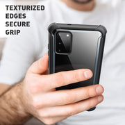 Galaxy S20 Ares Clear Rugged Case (with Screen Protector) - Black