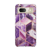 Google Pixel 7 Cosmo Case  - Marble Purple