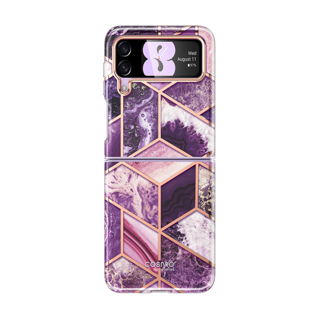 Galaxy Z Flip4 Cosmo - Marble Purple