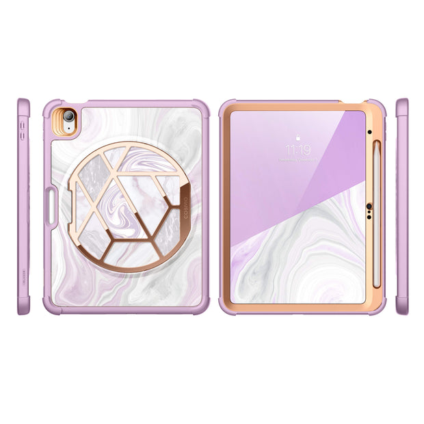 iPad 10.9 inch (2022) Cosmo Case(open box)-Marble Purple