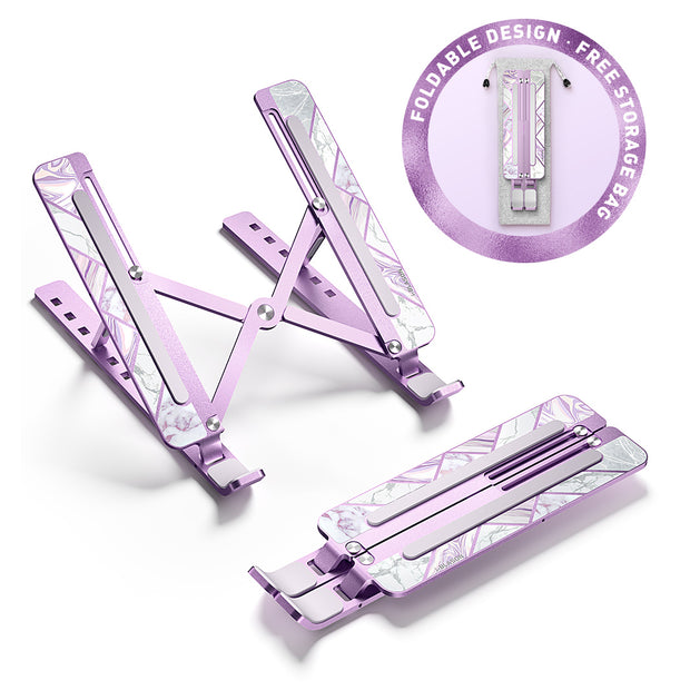 Cosmo Laptop Stand -Marble Purple