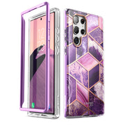 Galaxy S22 Ultra Cosmo Case - Marble Purple