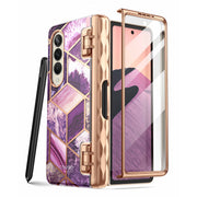 Galaxy Z Fold4 Cosmo Pro - Marble Purple