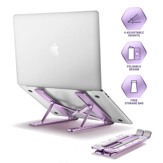 Cosmo Laptop Stand -Marble Purple