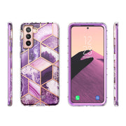 Galaxy S22 Cosmo Case - Marble Purple