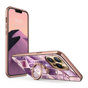 iPhone 13 Pro Max Cosmo Snap Case - Marble Purple