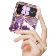 Galaxy Z Flip4 Cosmo - Marble Purple