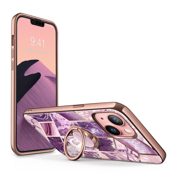 iPhone 13 Cosmo Snap Case(open box) - Marble Purple