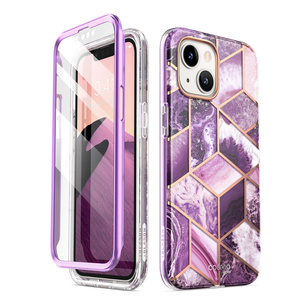 iPhone 13 Cosmo Case - Marble Purple