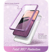 iPhone 14 Cosmo Case - Marble Purple