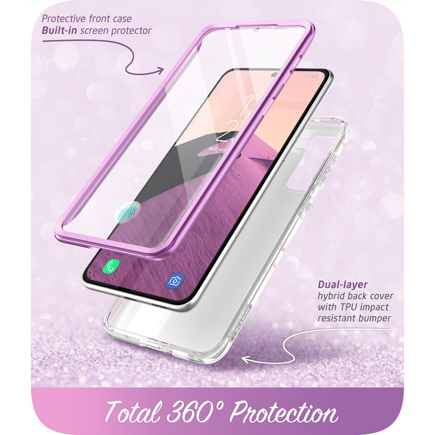 Galaxy S21 FE Cosmo Case- Marble Purple