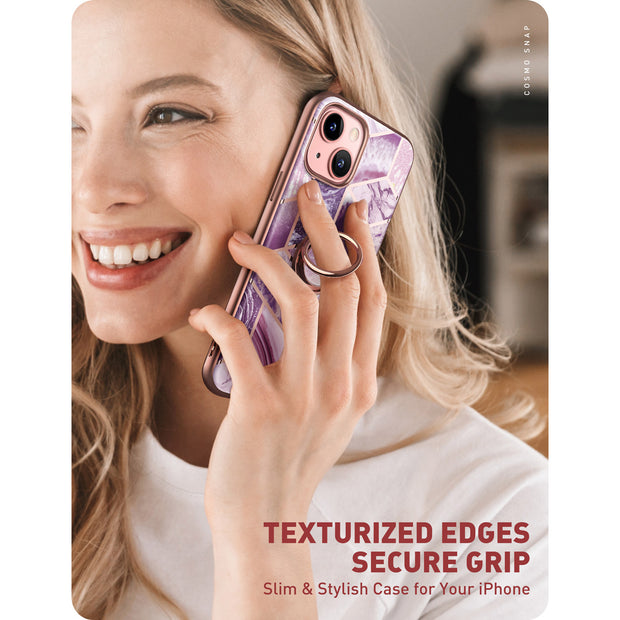 iPhone 13 Cosmo Snap Case(open box) - Marble Purple