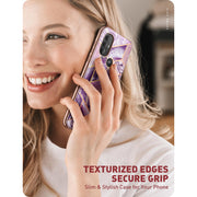 Moto G Power Cosmo Case-Marble Purple