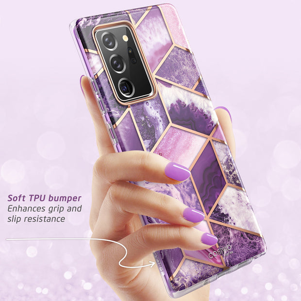 Galaxy Note20 Ultra Cosmo Case - Marble Purple