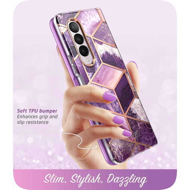 Galaxy Z Fold3 Cosmo -Marble Purple