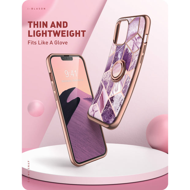 iPhone 13 Cosmo Snap Case(open box) - Marble Purple