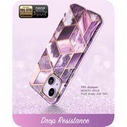 iPhone 14 Cosmo Case - Marble Purple