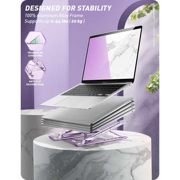 Cosmo Laptop Stand -Marble Purple