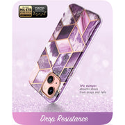 iPhone 13 mini Cosmo Case - Marble Purple