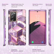 Galaxy Note20 Cosmo Case - Marble Purple