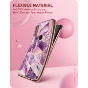 Moto G Power Cosmo Case-Marble Purple