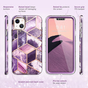 iPhone 13 Cosmo Case - Marble Purple