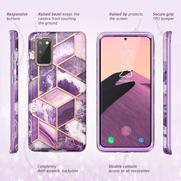 Galaxy S20 FE 5G Cosmo Case - Marble Purple