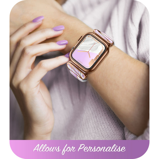 Apple Watch 40/41mm Cosmo Luxe Case -Marble Purple