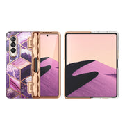 Galaxy Z Fold4 Cosmo Pro - Marble Purple