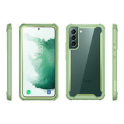 Galaxy S22 Ares Clear Rugged Case -  Green