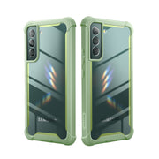 Galaxy S22 Ares Clear Rugged Case -  Green
