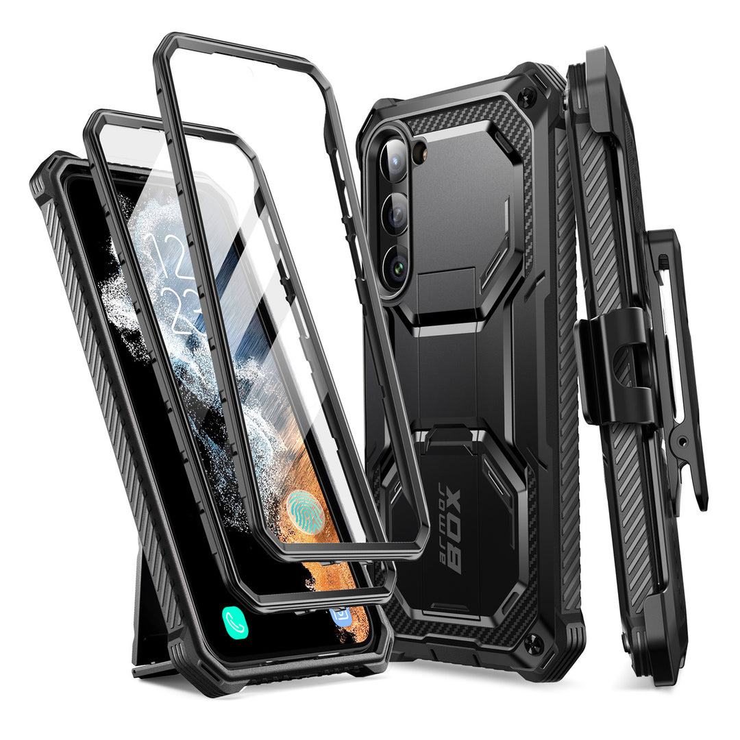 Galaxy S23 Plus Armorbox Case-Black Galaxy S23 Plus Armorbox Case-Black