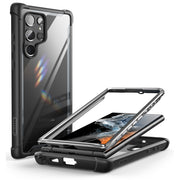 Galaxy S22 Ultra Ares Clear Rugged Case - Black