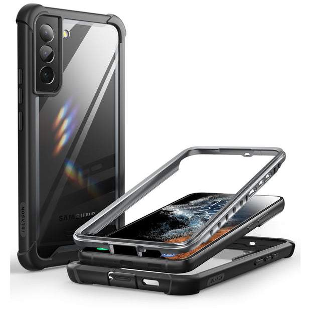 Galaxy S22 Plus Ares Clear Rugged Case - Black