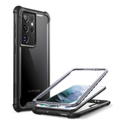 Galaxy S21 Ultra Ares Clear Rugged Case - Black