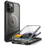 iPhone 14 Pro Ares Mag with Tempered Glass Case - Black