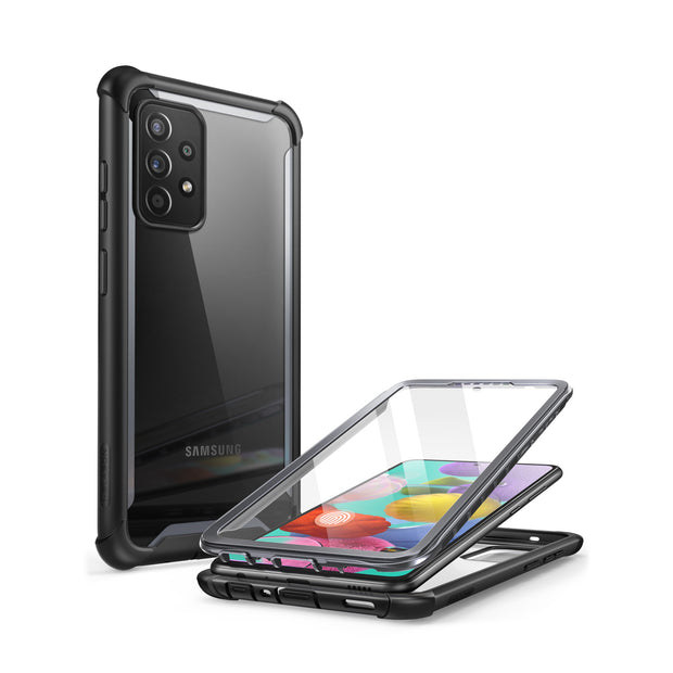 Galaxy A52 Ares Clear Rugged Case - Black
