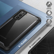 Galaxy S21 Plus Ares Clear Rugged Case - Black