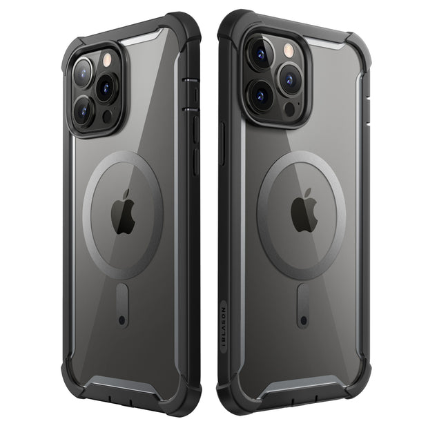 iPhone 14 Pro Ares Mag with Tempered Glass Case - Black