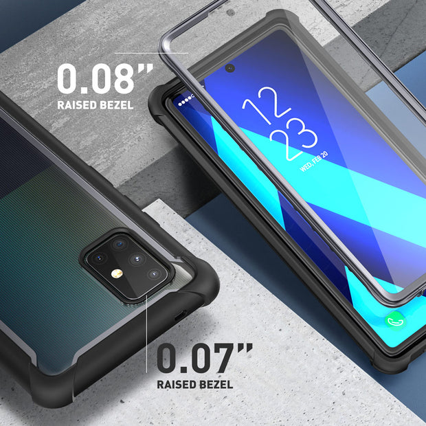 Galaxy A71 5G Ares Clear Rugged Case(open box) - Black