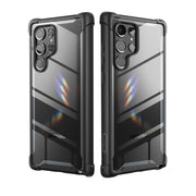 Galaxy S22 Ultra Ares Clear Rugged Case - Black