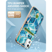 iPhone 11 Cosmo Wallet Case(open box)-Ocean Blue