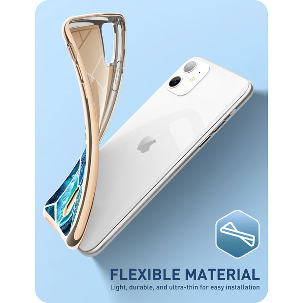 iPhone 11 Cosmo Wallet Case(open box)-Ocean Blue