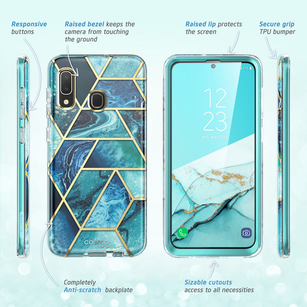 Galaxy A20 | A30 Cosmo Case - Ocean Blue