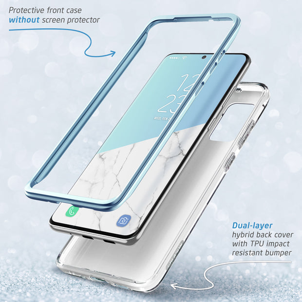 Galaxy S20 Plus Cosmo Case - Marble Blue