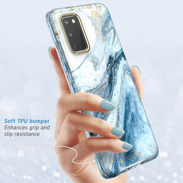 Galaxy S20 Cosmo Case - Marble Blue